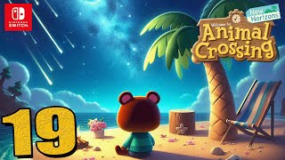 ANIMAL CROSSING NEW HORIZONS 19 🏝️ PLUIE DETOILES FILANTES [upl. by Oiluig355]