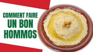 🇱🇧 RECETTE HOUMOUS LIBANAIS  HOMMOS BI TAHINI  HUMMUS FAIT MAIN  CUISINE LIBANAISE [upl. by Aikahc989]