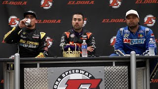 2024 Kings Royal Podium Press Conference At Eldora Speedway [upl. by Lianna955]