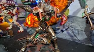 mcfarlane warhammer necron custom [upl. by Aiekal]