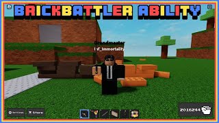 How to get the new Brickbattler ability  SHOWCASE  Roblox Ability Wars [upl. by Aidualc]