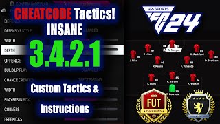 This 3421 Tactics Are UNSTOPPABLE EAFC 24 Custom Tactics amp Instructions WGameplay eafc24 [upl. by Miki131]