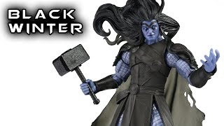 Marvel Legends BLACK WINTER THOR Action Figure Review [upl. by Skeie115]