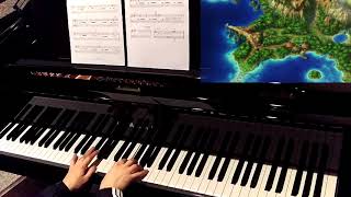 Chrono Cross  Dream of the Shore Near Another World Piano [upl. by Clyde]