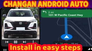 Install stable Android Auto  Changan CS75 Plus and others [upl. by Ojimmas]