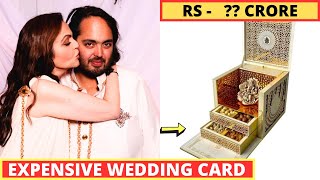 Anant Ambani And Radhika Merchant Wedding Card Video And Its Cost [upl. by Adniuqal712]