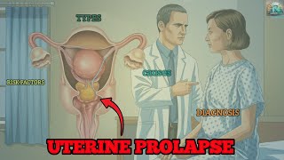 UTERINE PROLAPSE  CAUSES  RISK FACTOR  DIAGNOSIS  MSN  NURSINGADDAA [upl. by Donella]