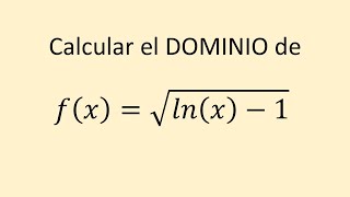 Cálculo del dominio de una función racional con radicales y logaritmos Ejemplo 27 [upl. by Inge]