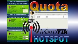 Management Quota Bandwidth User Manager Hotspot Mikrotik amp Voucher Design [upl. by Sirapal]