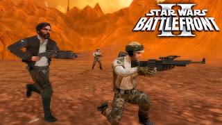 Star Wars Battlefront II 2005  Geonosis Renegade Squadron  Rebels Side  Conversions Mod [upl. by Eceinal]