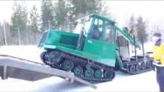 Tracked vehicle multifunction bandvagn Volvo BV202 name Epeli 6809 [upl. by Demott]