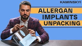 ALLERGAN NATRELLE IMPLANTS UNPACKING The difference between other breast implants  KAMINSKYI [upl. by Loferski]