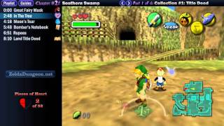 Legend of Zelda Majoras Mask Walkthrough 02 16 quotSouthern Swamp Title Deedquot [upl. by Marutani]