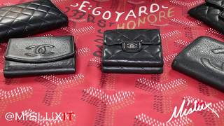 CHANEL Caviar VS Lambskin 2018 Wallet Pre Review from MISLUX Teaser [upl. by Nat204]