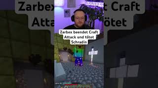 Schradin hat locker über 100 Tode  zarbex schradin craftattack minecraft twitchde shorts [upl. by Aicekal54]