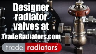 Great Value On Designer Radiator Valves At TradeRadiatorscom [upl. by Us844]