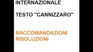 LEZIONI DI DIRITTO INTERNAZIONALE 16 di 19 quotRACCOMANDAZIONIRISOLUZIONE quot [upl. by Gnaig]