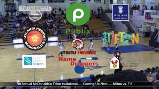 High School Basketball Milton Eagles vs Tift County Blue Devils [upl. by Amitaf]