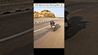 Without rider Moving Bike R15 ghost ridershortsr15ghostridewheelieviral [upl. by Jenness486]