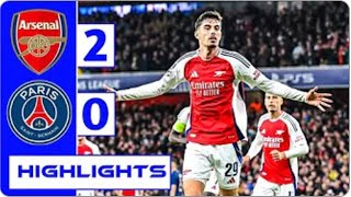 Arsenal vs PSG 20 All Goals  ExtendedHighlights [upl. by Gauntlett188]