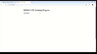 Mnist Trainer using flask API [upl. by Beeck310]