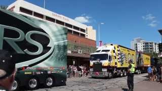 2013 V8 Supercar Transporters Parade  Darwin HD [upl. by Gibbon]