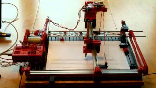 fischertechnik Einfacher Plotter mit Standardmotor [upl. by Gytle]