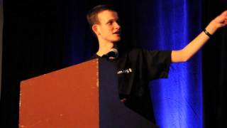 Vitalik Buterin reveals Ethereum at Bitcoin Miami 2014 [upl. by Kcorb83]