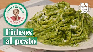 Cómo preparar fideos al pesto  Teresa Ocampo Recetas  Buenazo [upl. by Ellehcyt471]