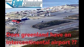 MSFS 2020 Fenix A320  Landing in Kangerlussuaq  Greenland BGSF [upl. by Holihs]