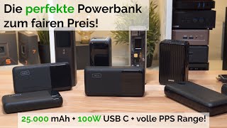 Die beste Powerbank 2023 INIU 25000 mAh 100W Powerbank im Test [upl. by Asital]