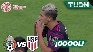 ¡Aparece el Brujo GOLAZO de Uriel Antuna  México 10 EUA  Preolímpico Tokyo 2020  TUDN [upl. by Bunder]