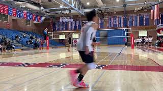 Sanger VS Clovis East Frosh Boys Volleyball [upl. by Tulley]