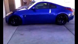 Slammed 350z with HKS hi power true dual [upl. by Eserehs249]