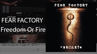 Fear Factory  Freedom Or Fire Cover  TAB [upl. by Broderick]