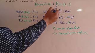 chimie  partie 3  Calculer une normalitéconcentration massique et molaire [upl. by Anirahtak441]