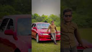 Red car redcar foryou automobile love reels red [upl. by Neelehtak]