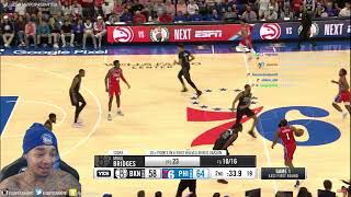 FlightReacts To 6 NETS at 3 76ERS  FULL GAME 1 HIGHLIGHTS  April 15 2023 [upl. by Enomahs]