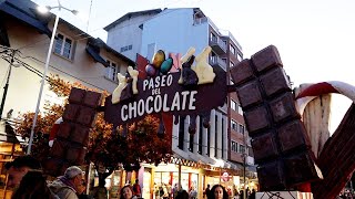 Paseo del Chocolate en Bariloche  Semana Santa Mucha Gente [upl. by Adlesirk]