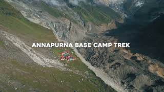 Annapurna Base Camp Trek Highlights A Drones Eye View with Nepal Hiking Team [upl. by Eulalie]