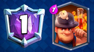 IM 1 IN THE WORLD 🌎🥇  Most BROKEN Clash Royale Deck [upl. by Alisander]