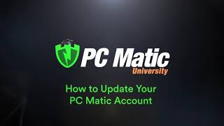 How to Update Your PC Matic Account Information [upl. by Atiekahs]