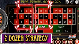 Roulette 1st and 2nd dozen strategy [upl. by Candra]