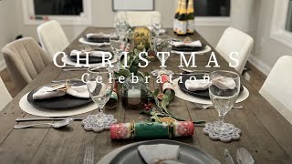 Hosting Christmas Dinner  Preparing our home  My simple table setting [upl. by Shayn]