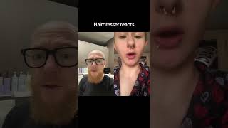 Hairdresser reacts to a crazy DIY hair transformation [upl. by Trescott]