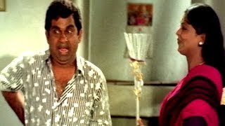 Pedarayudu Movie  Brahmanandam Best comedy scene  Mohan BabuSoundarya [upl. by Anaed]