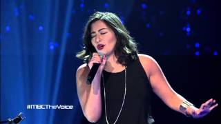 MBCTheVoice مرحلة الصوت وبس  Fallin  كريستين سعيد [upl. by Nerreg]