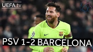 PSV 12 BARCELONA UCL HIGHLIGHTS [upl. by Estel43]