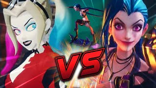 Harley Quinn VS Jinx EXPLOSIVE Fight DC Suicide Squad VS League of Legends  DEATH BATTLE [upl. by Seamus]