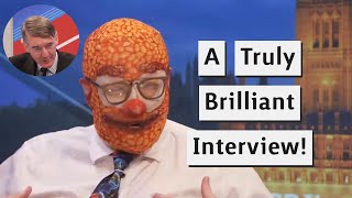 Baked Bean Man Interviewed By Jacob ReesMogg [upl. by Lienet939]